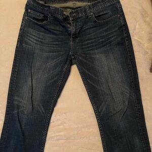 Seven7 Classic Blue Straight Leg Jeans